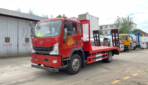 國六重汽豪曼單橋平板運輸車